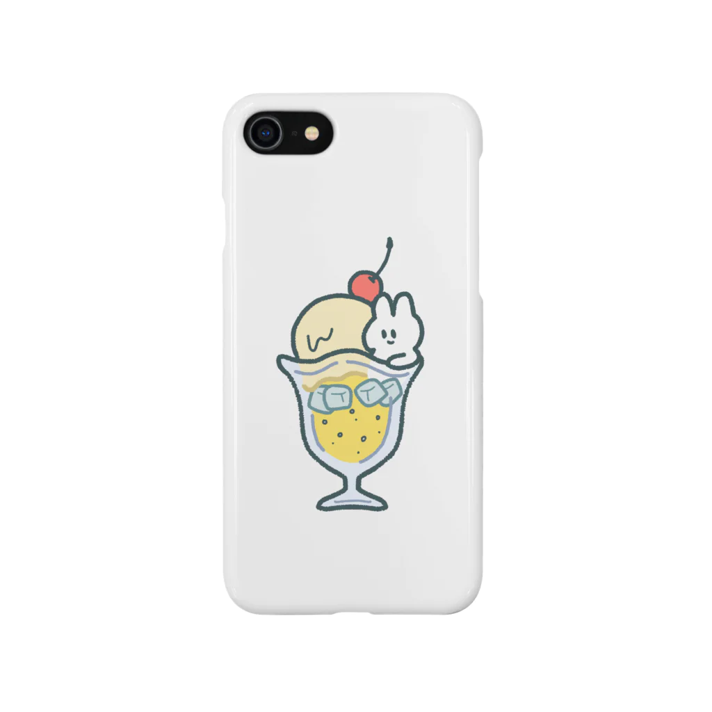 dashimakiのクリームソーダうさちゃん （黄色） Smartphone Case