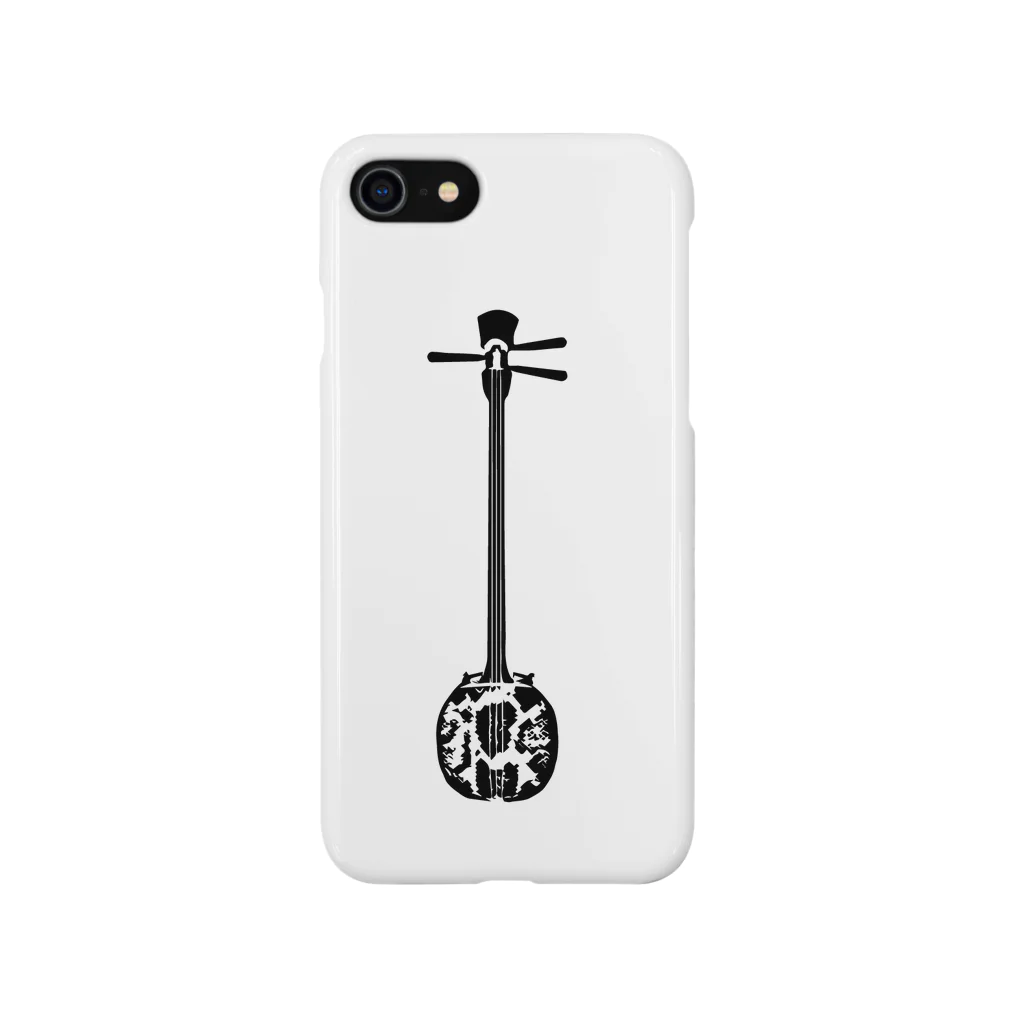 Okinawa34infoの沖縄三線真壁型 iPhone Smartphone Case