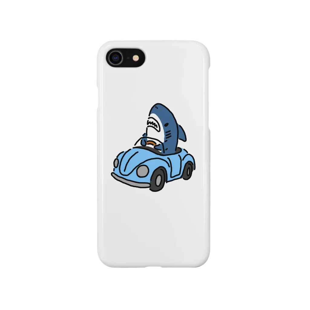 サメ わりとおもいの運転を覚えたサメ Smartphone Case