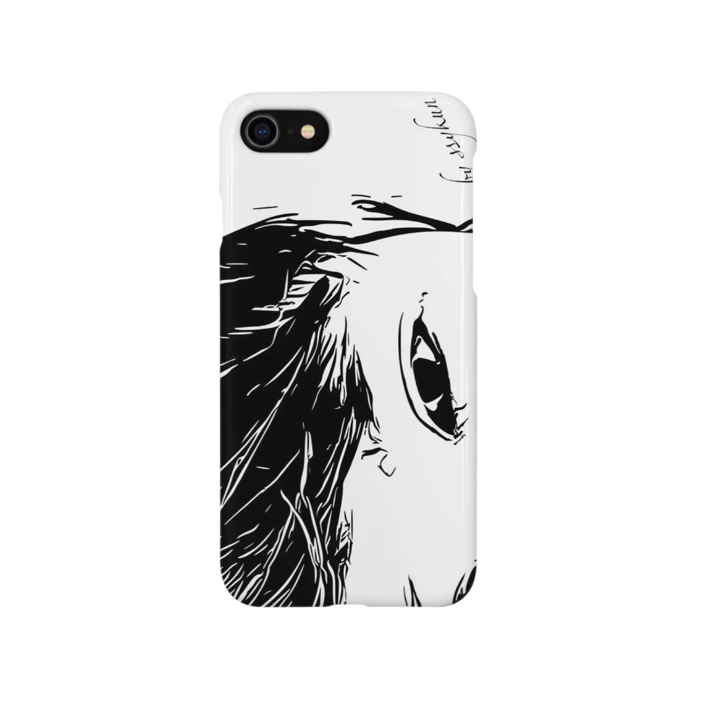 ✯しーくん。の【視線のその先】iPhoneケース Smartphone Case