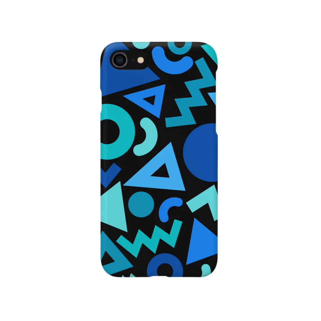 amam.のblack-blue Smartphone Case