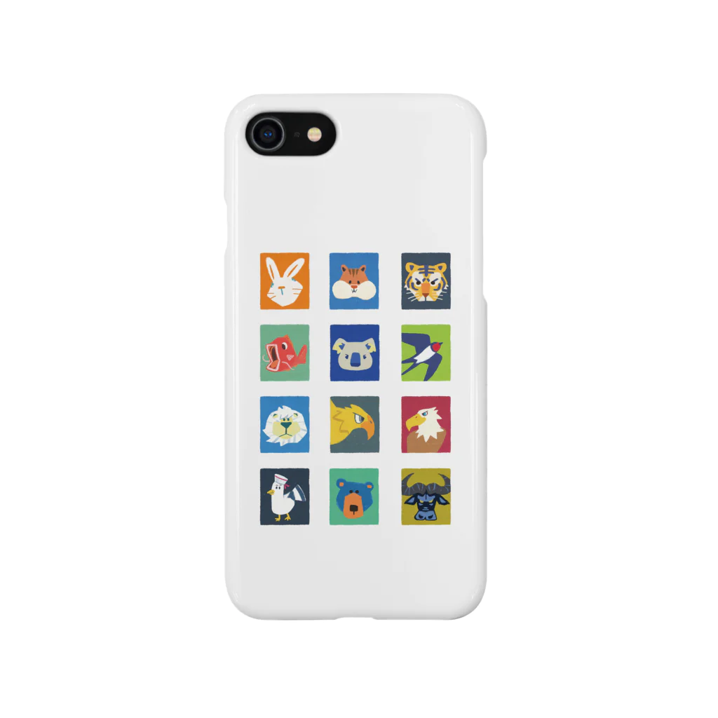 イラストレーター いしいたつやの12アニマル Smartphone Case