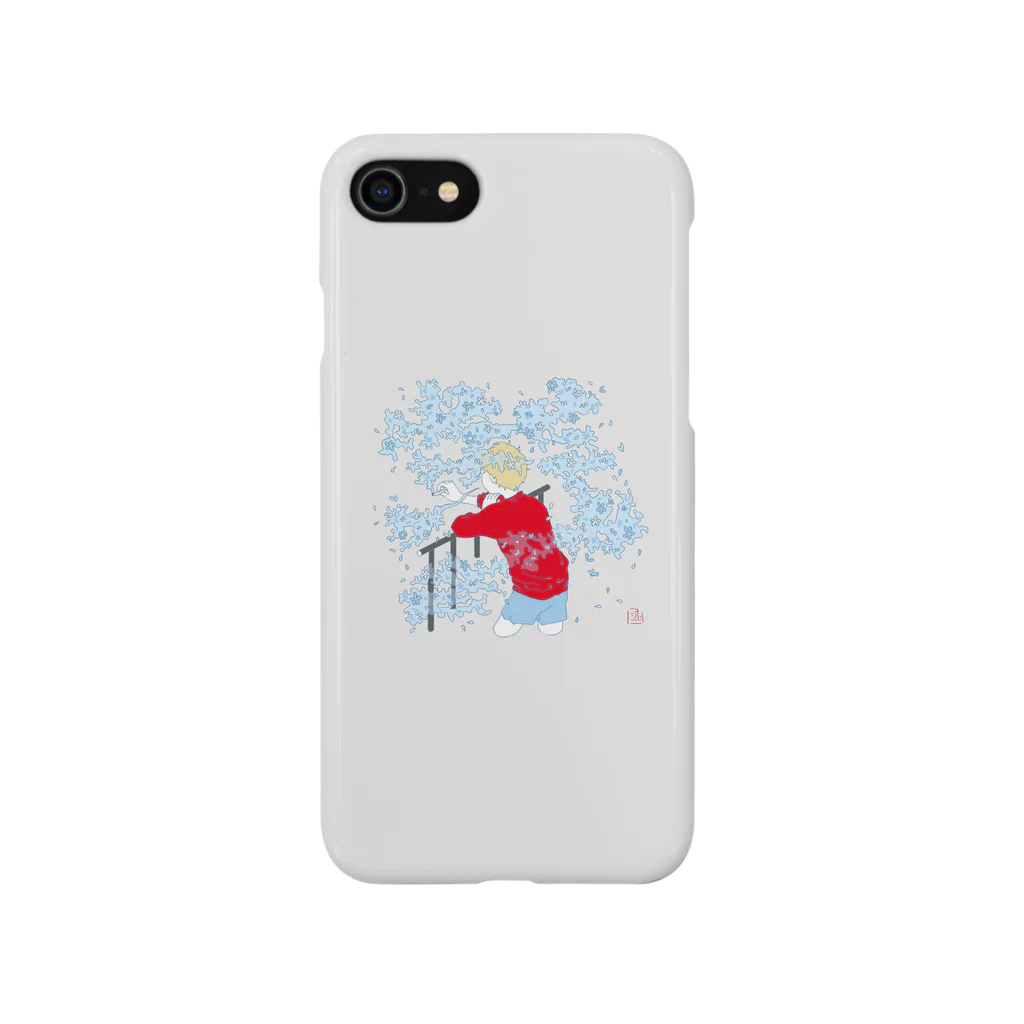 urupeiのおみせのurupei iPhoneケース [forgetmenot] Smartphone Case