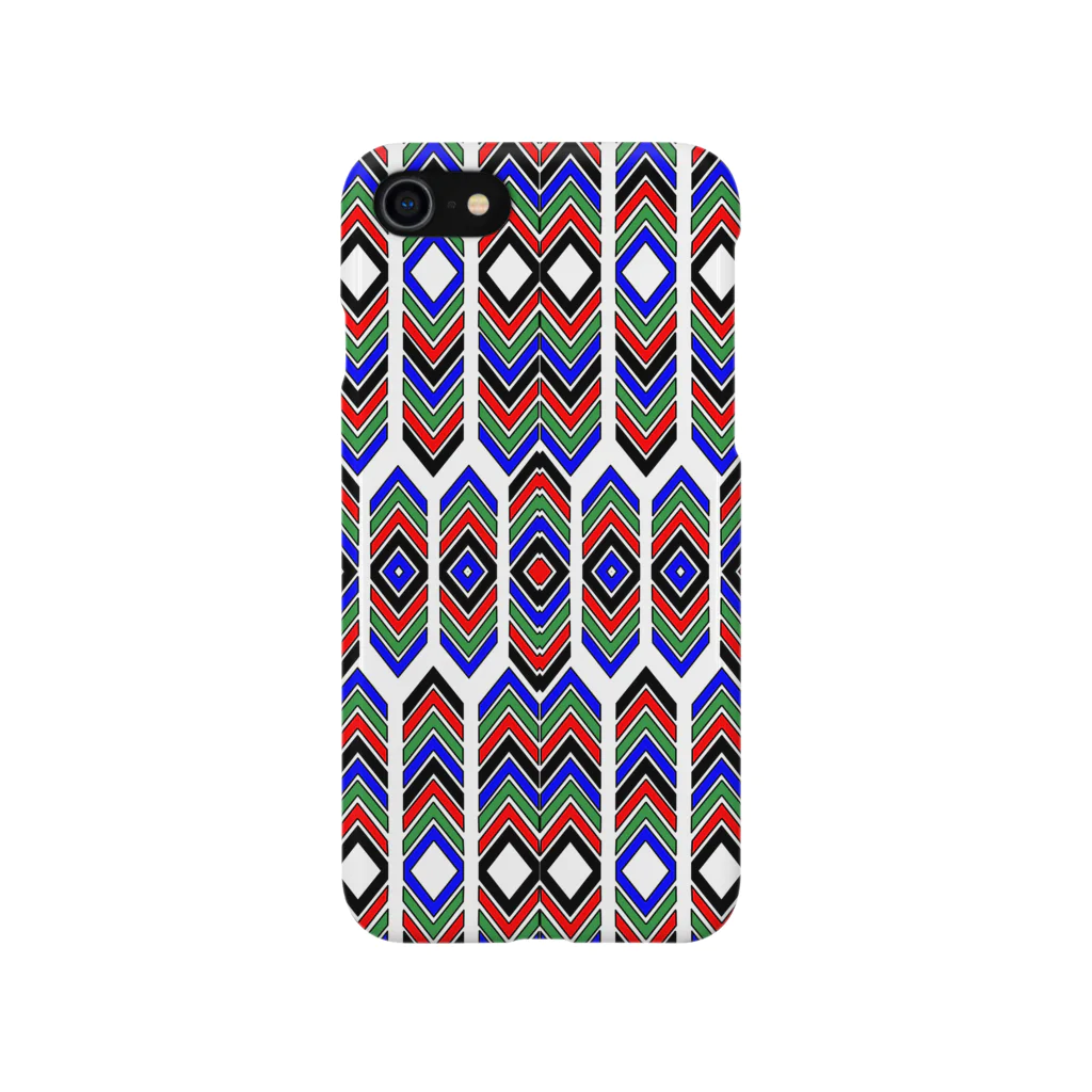 ＳＩＬＶＥＲＷＯＬＦＭＥＮmixculturedesinの６月NEW　歌舞伎 iPhone Smartphone Case