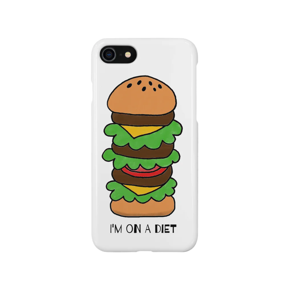 smilemiのI'm on a diet Smartphone Case