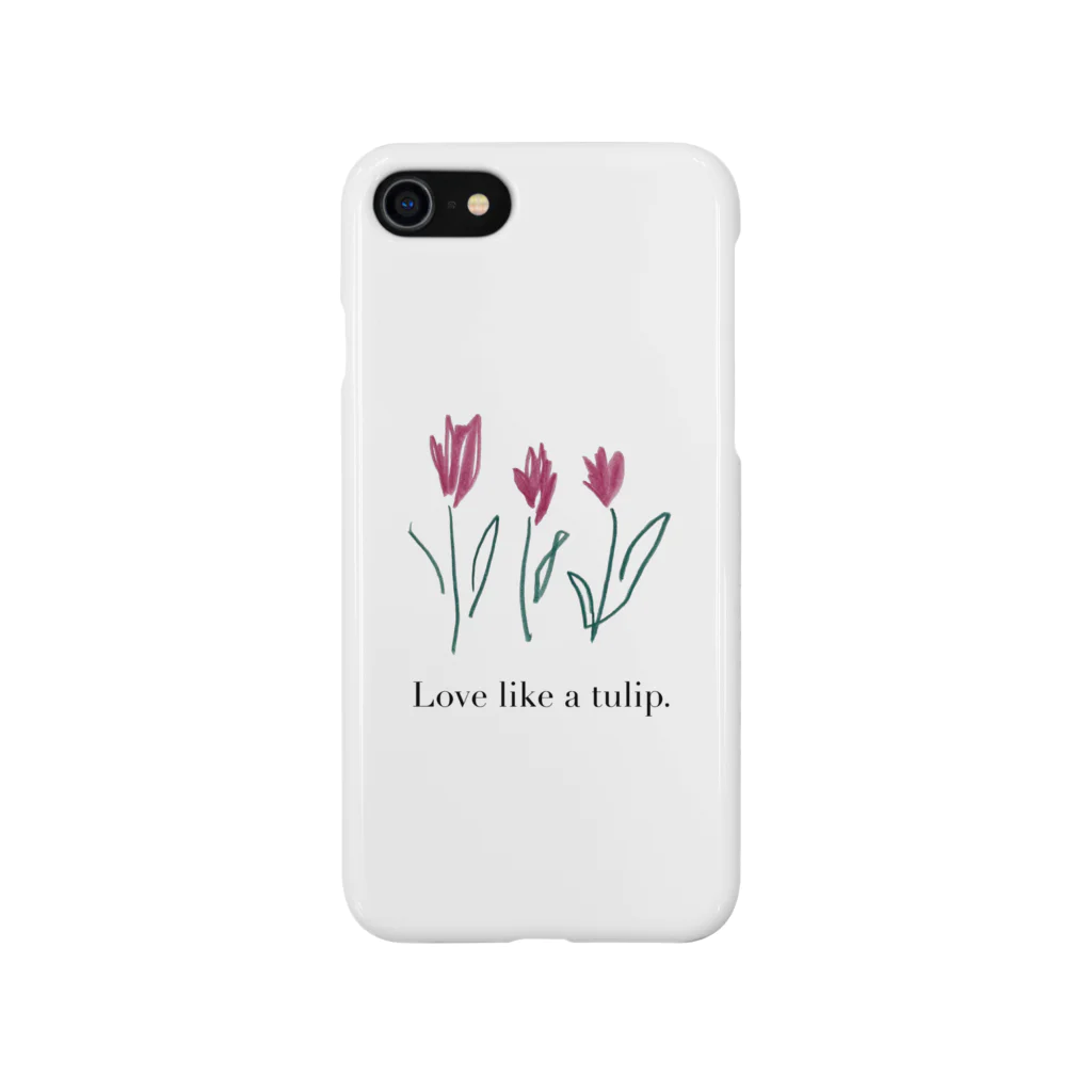 ampluieのLove like a tulip. Smartphone Case