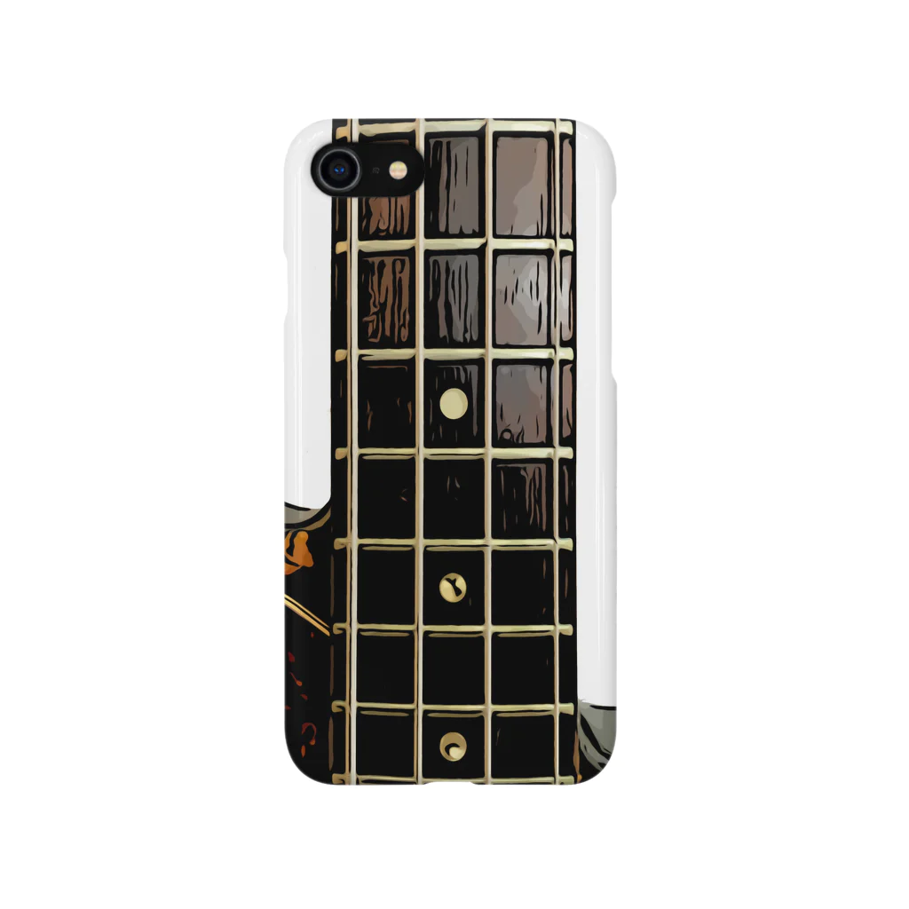 BakedrecordsのBass指板iPheneケース（SE2推奨） Smartphone Case