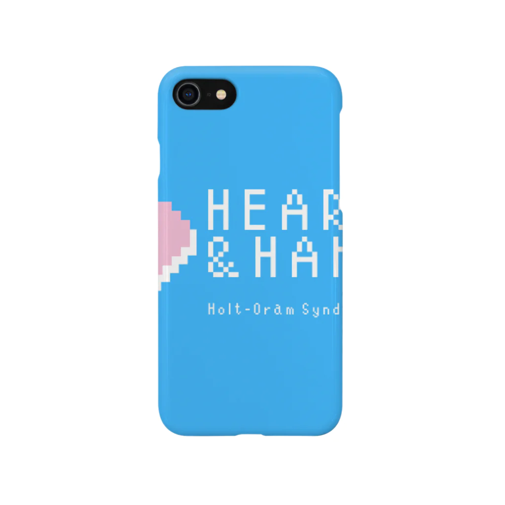 ハート&ハンドのHeart & Hand のスカイブルーのオリジナルアイテム Smartphone Case