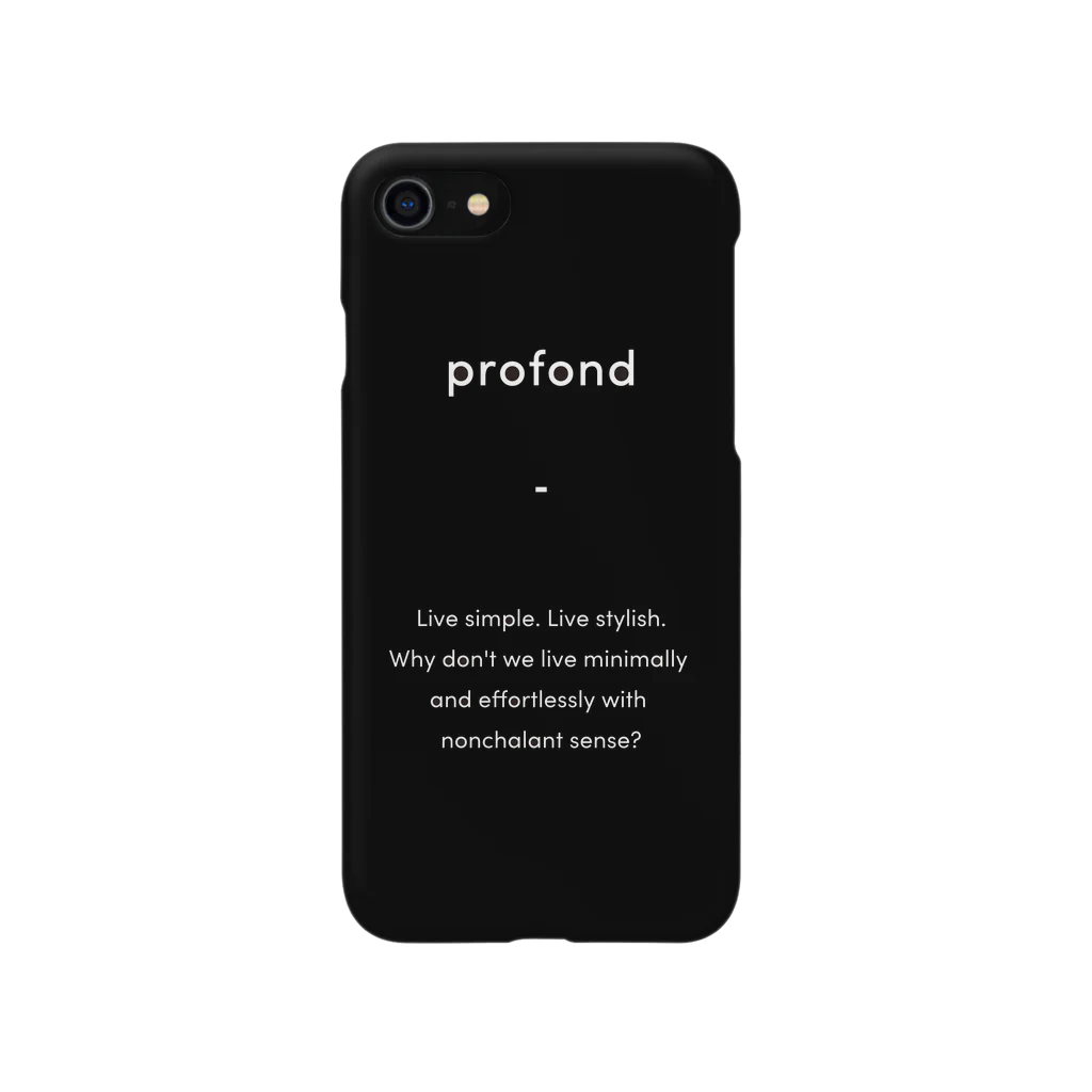 profond のsmartphone case スマホケース