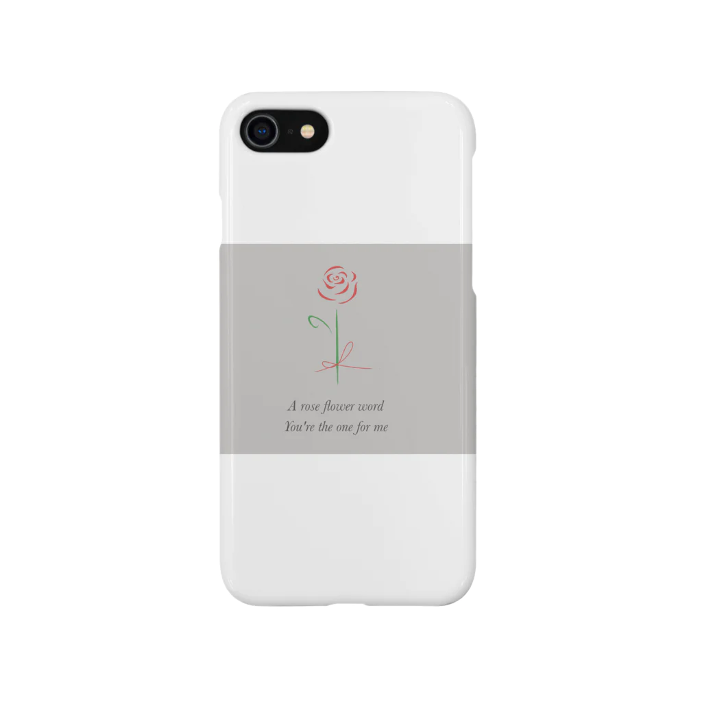 高田しおりの1輪の薔薇 Smartphone Case