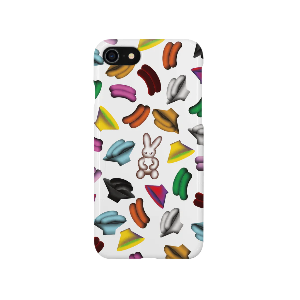 SHOP CMYKのLucky Rabbit-2 〈iPhone全機種対応〉 Smartphone Case