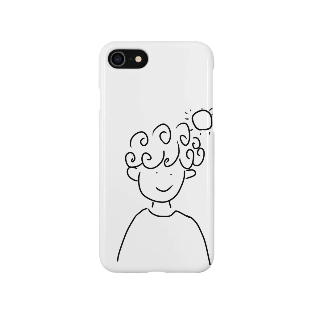 greenteanの晴れの日癖毛くん Smartphone Case