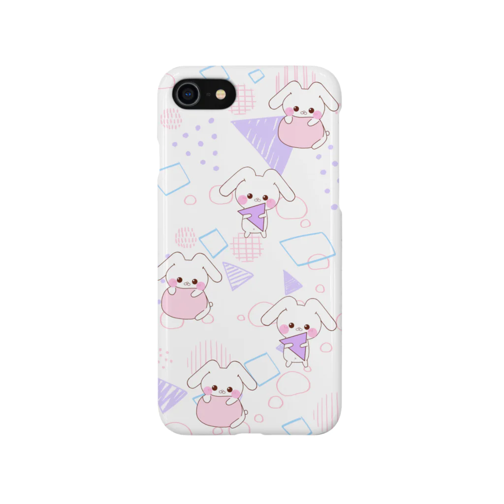 HappyLife☆channelの○△□うさころスマホケース Smartphone Case