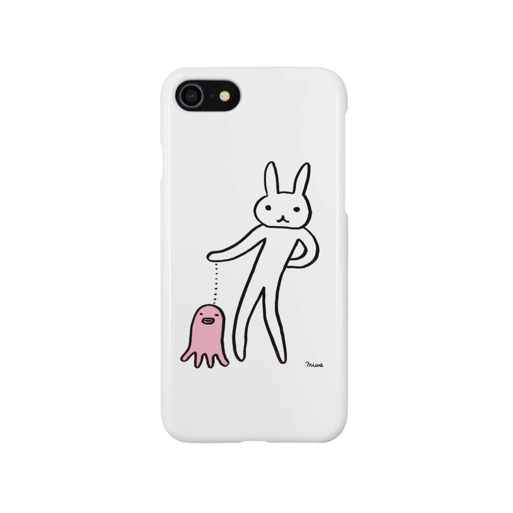 うさぎまつりのタコとお散歩 Smartphone Case