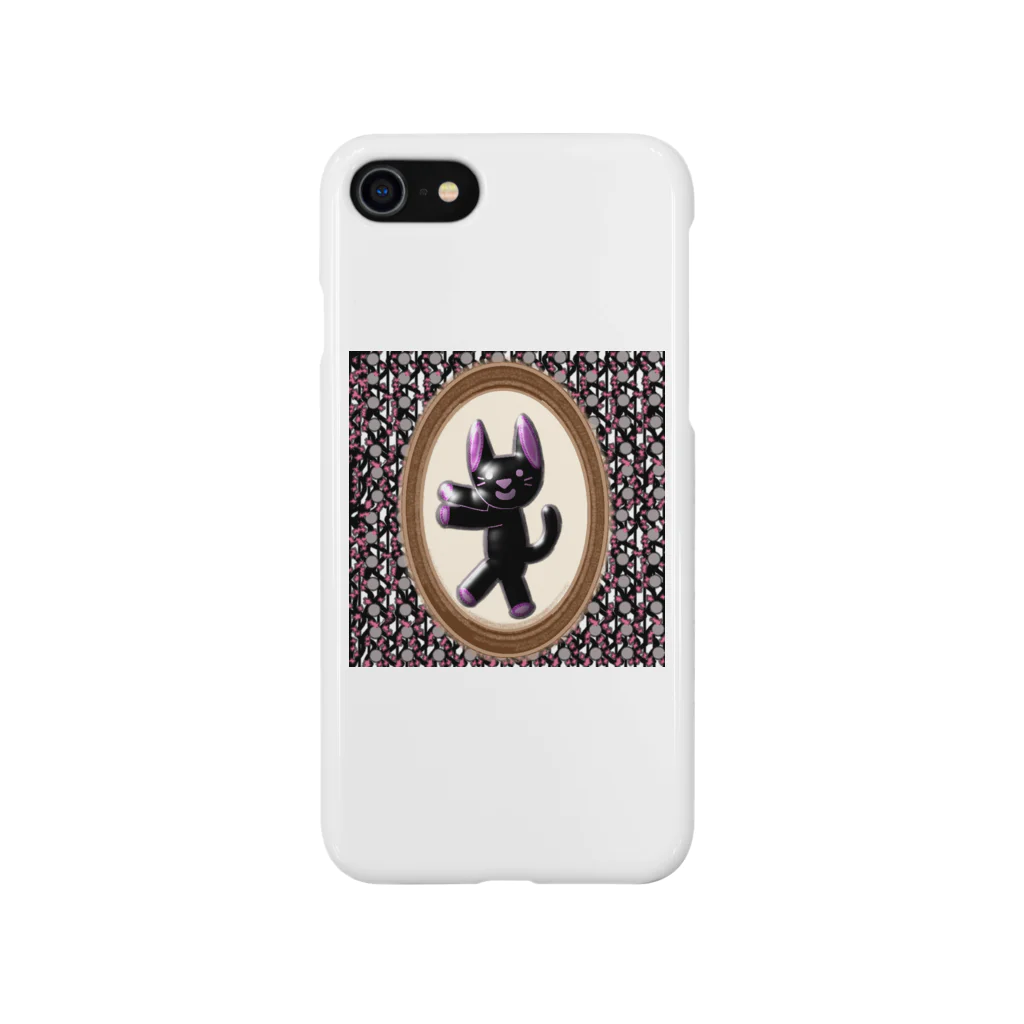 usa100の黒猫のダンス Smartphone Case