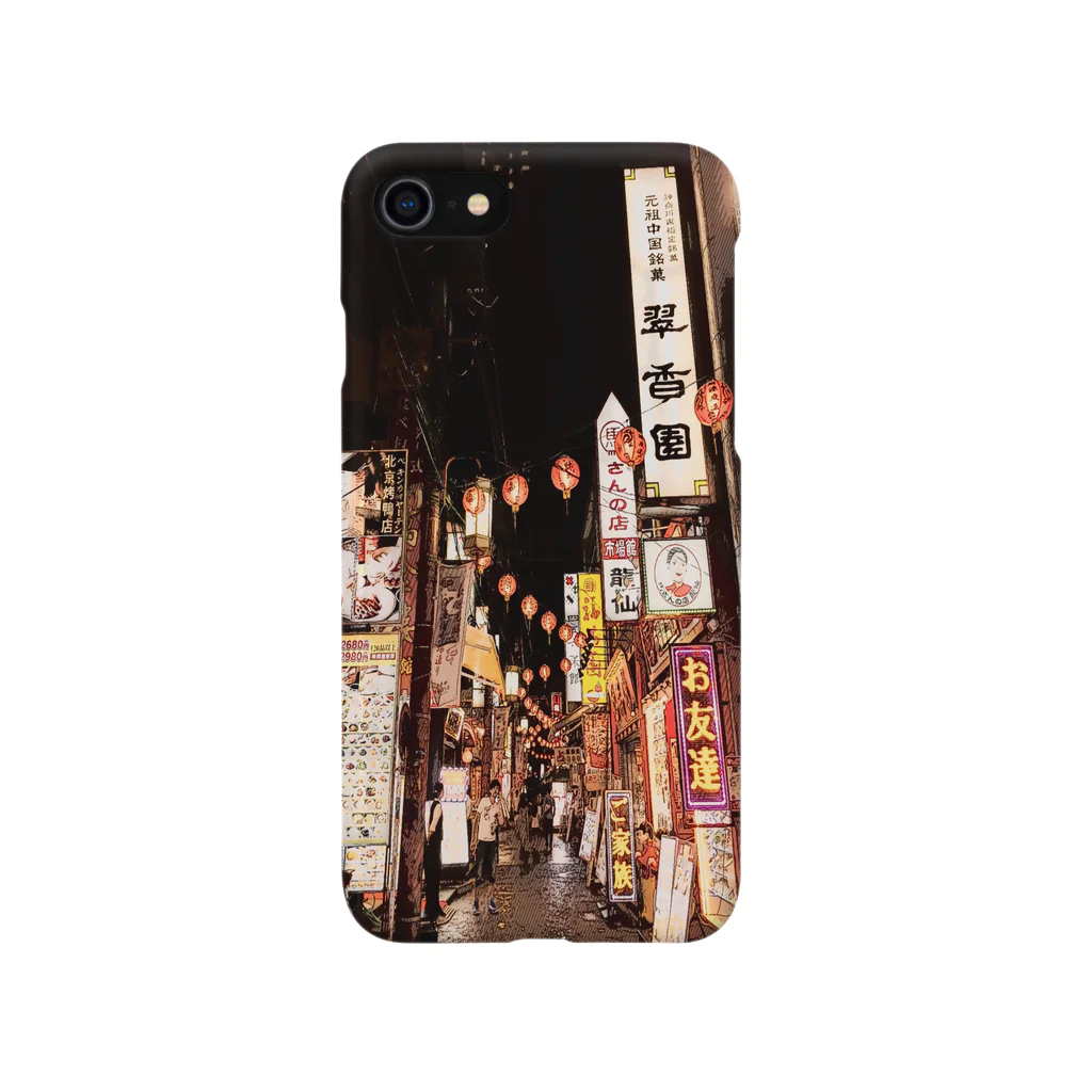 ため息のひらめきのSultry night Chinatown Smartphone Case