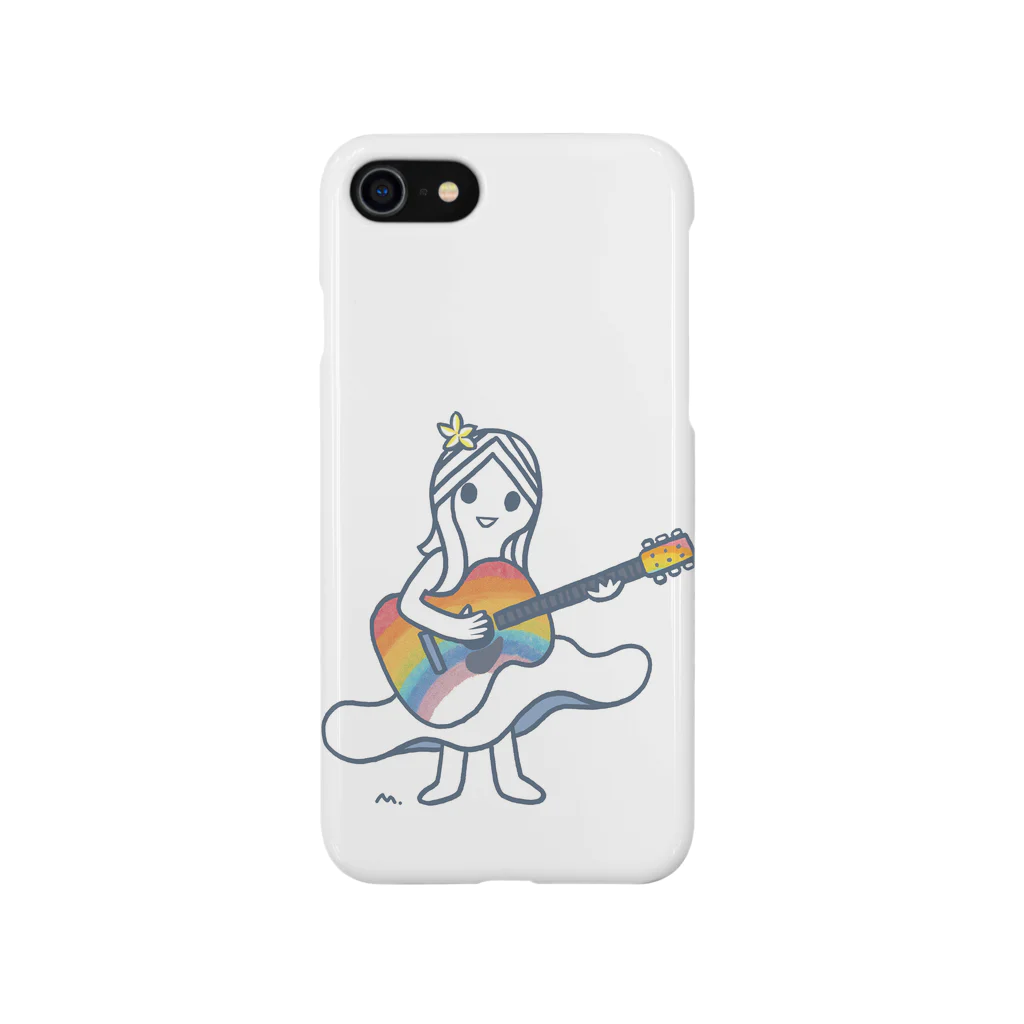 rainbow guitar girlのrainbow guitar girl  Smartphone Case