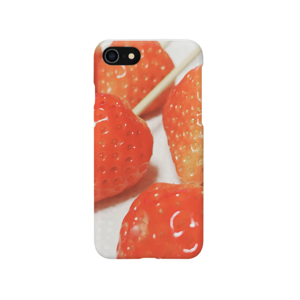 さ ゑ ぴ い な っ つの🍓いちご姫 スマホケース