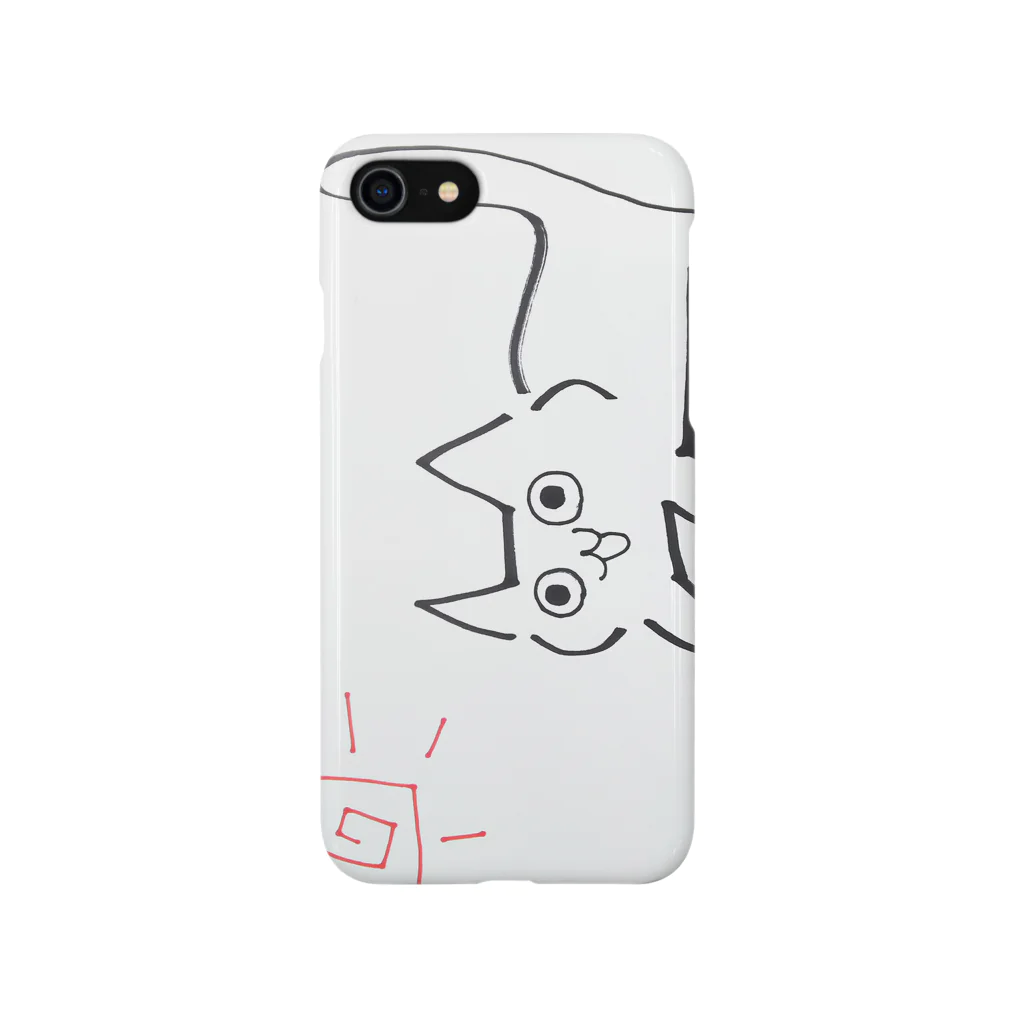 森永のアホ猫お散歩iphoneケース Smartphone Case