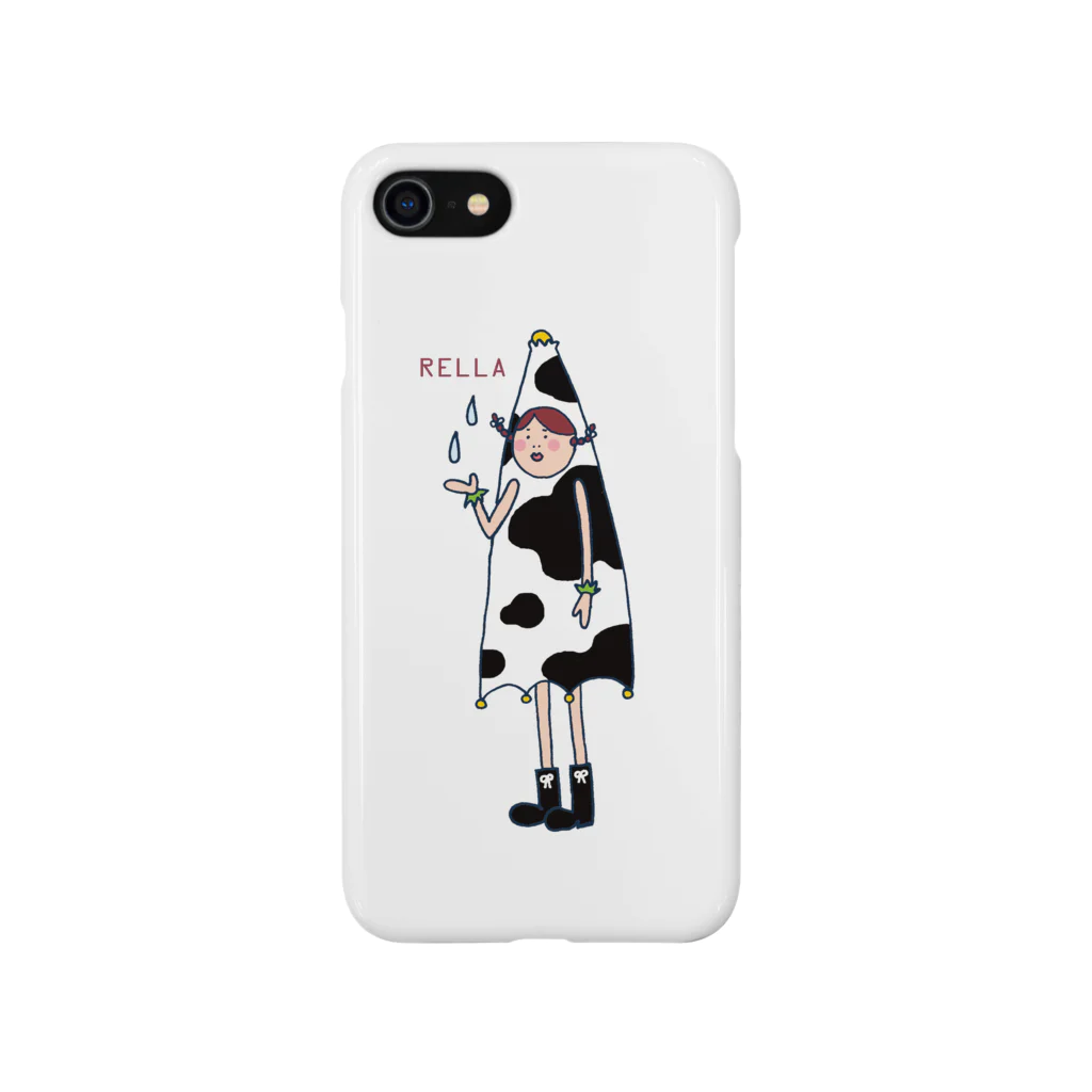 Peco Peco Boo&Carotte cocon❋のレーラ(牛柄) Smartphone Case