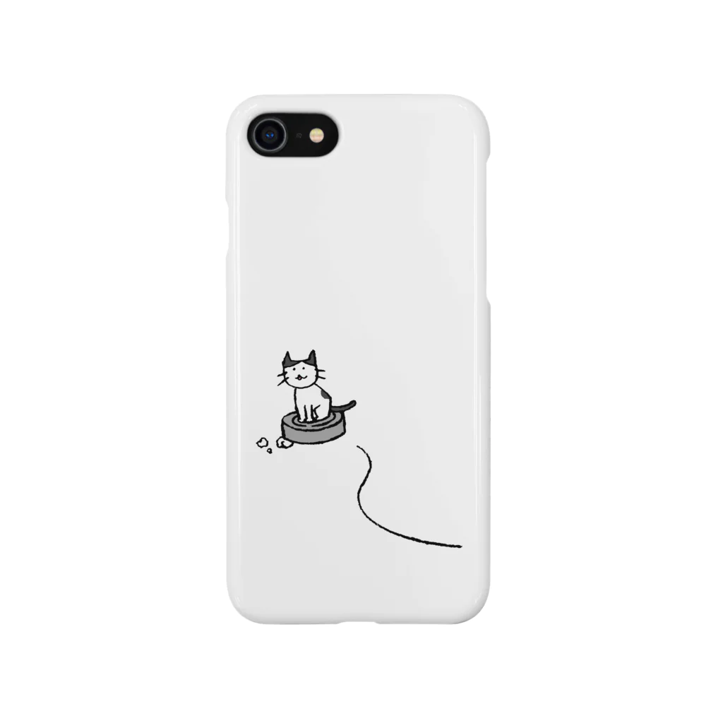 かいわれちゃんのルンバに乗るネコさま Smartphone Case