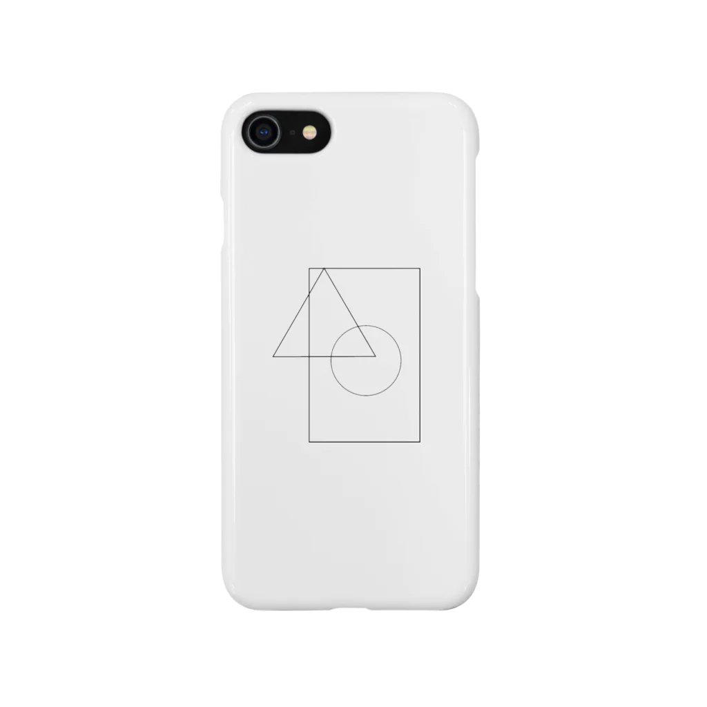 Calming カーミングの丸三角四角 iPhone Smartphone Case