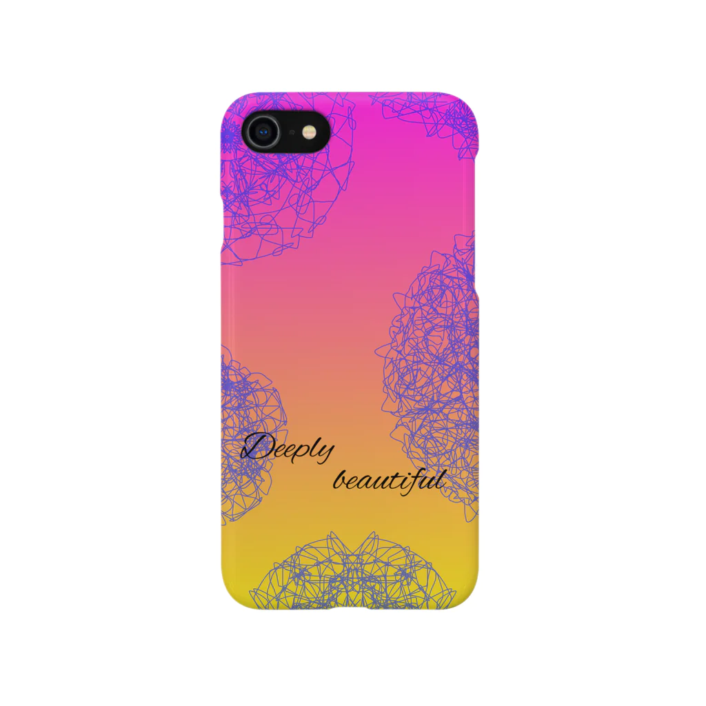 Deeply beautifulのiPhoneケース　グラデーション Smartphone Case