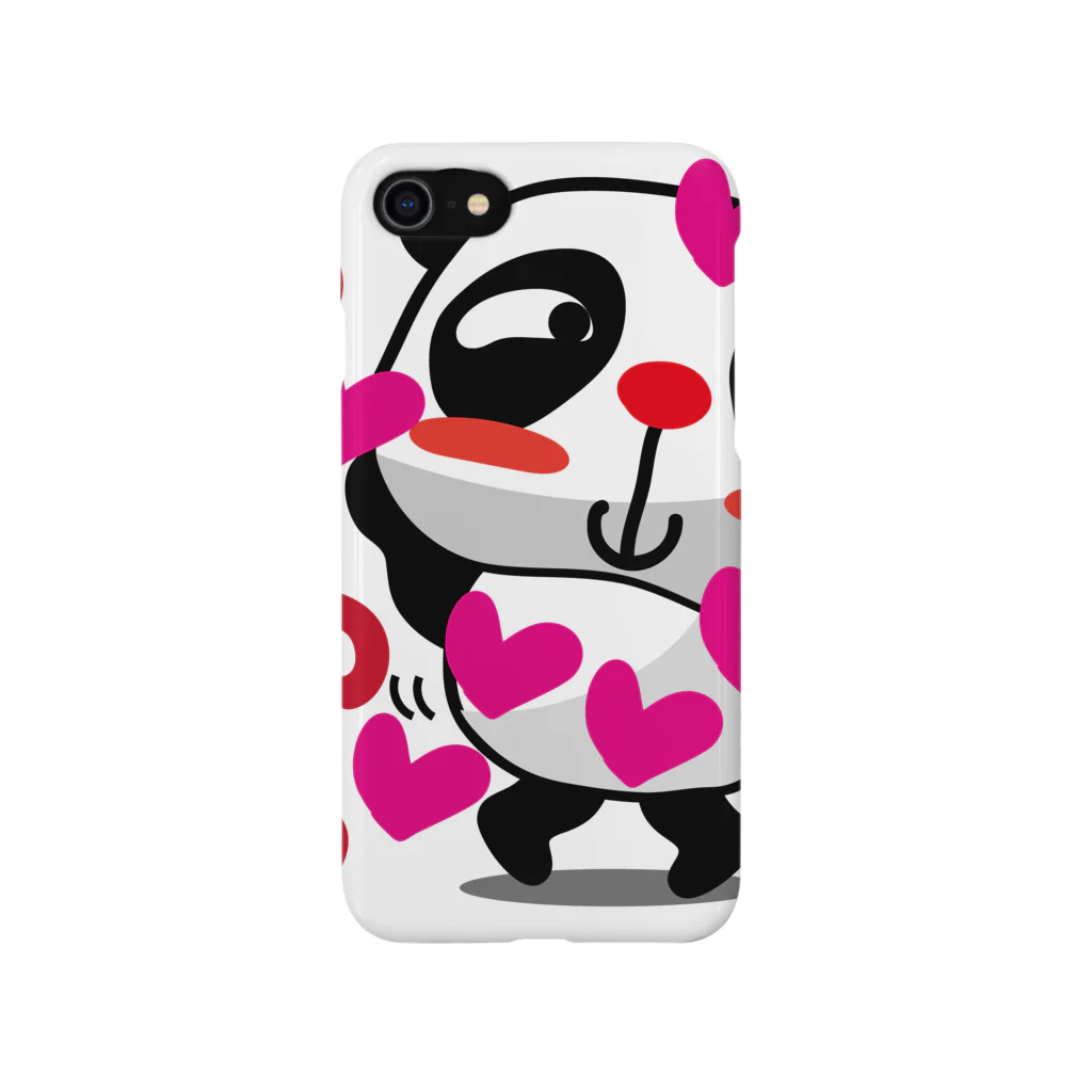 とろりんままの気分屋パンダ（めろめろ） iPhone Smartphone Case