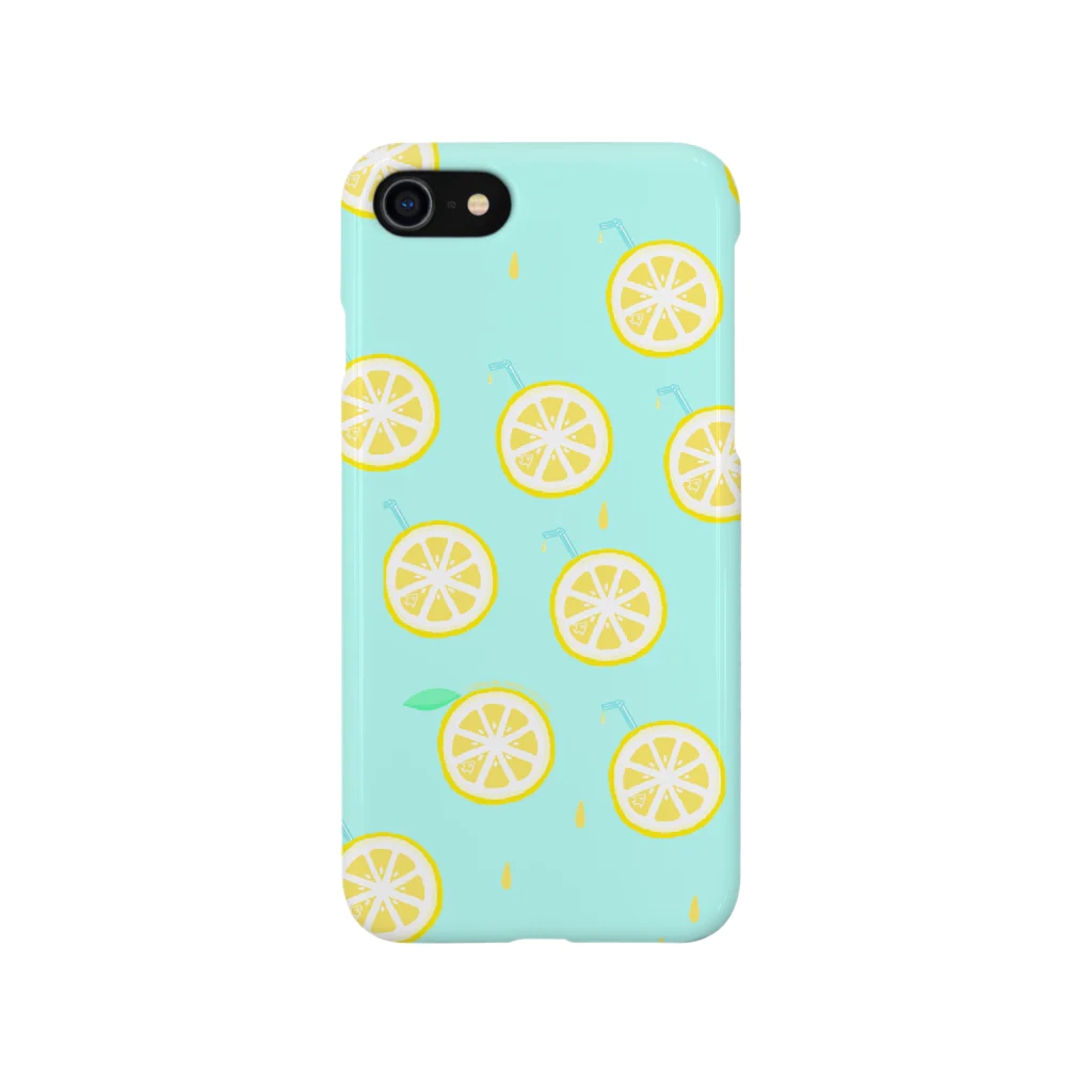 LEMON＊LEMON＊TETRAのレモンジュース スマホケース