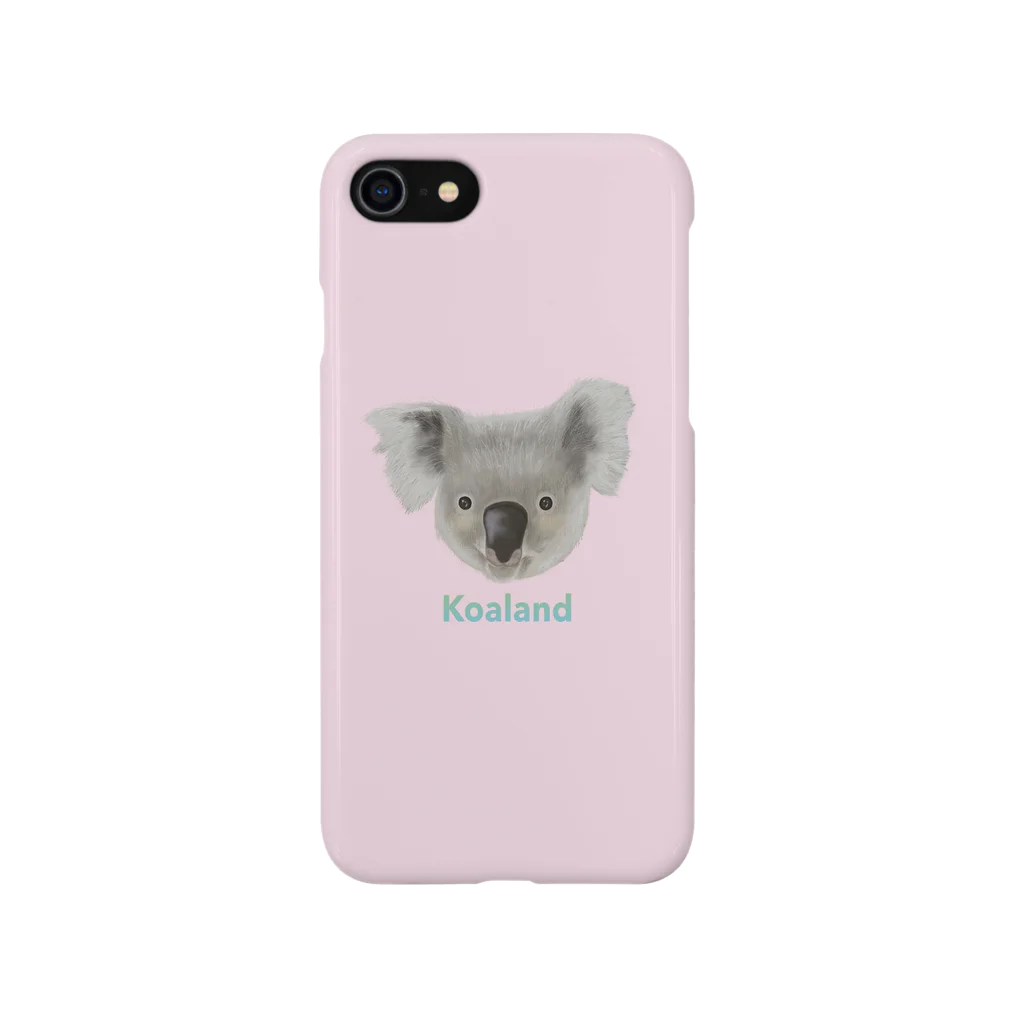 Koaland🐨🌿のコアラのKくん　パステルピンク Smartphone Case