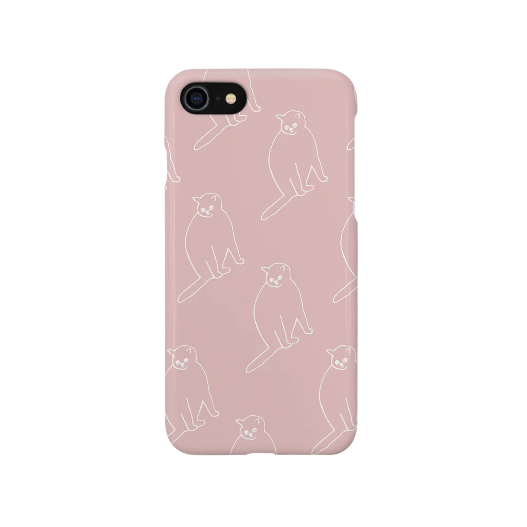 haraco(LILY.)の気配(ピンク) Smartphone Case