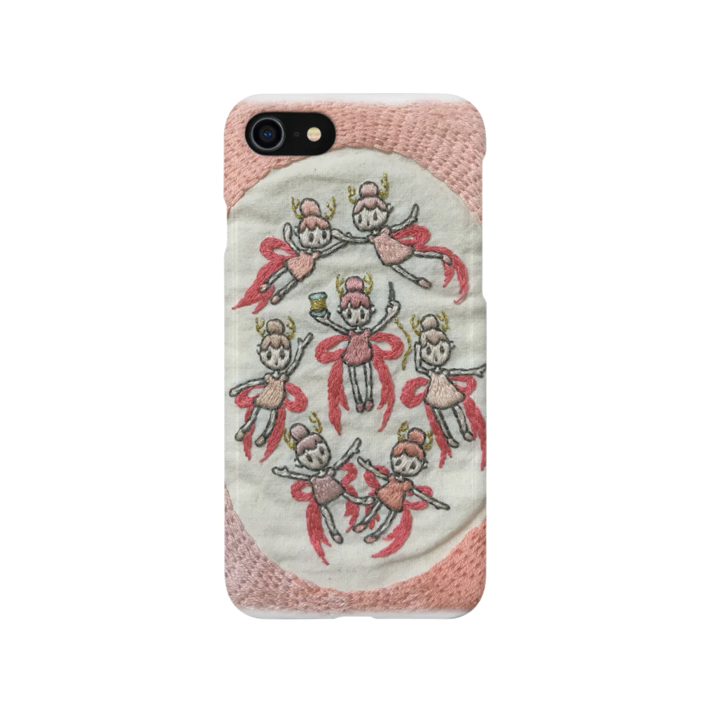 刺繍妖精グミシカのグミシカたちの刺繍 Smartphone Case