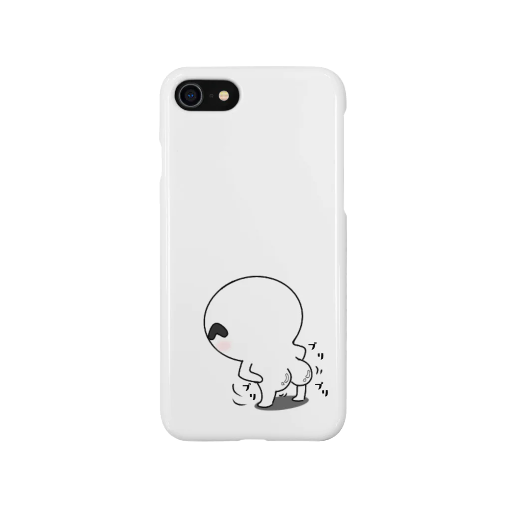 kanataの宇宙から来た白いやつスマートフォンケース(おしりver) Smartphone Case