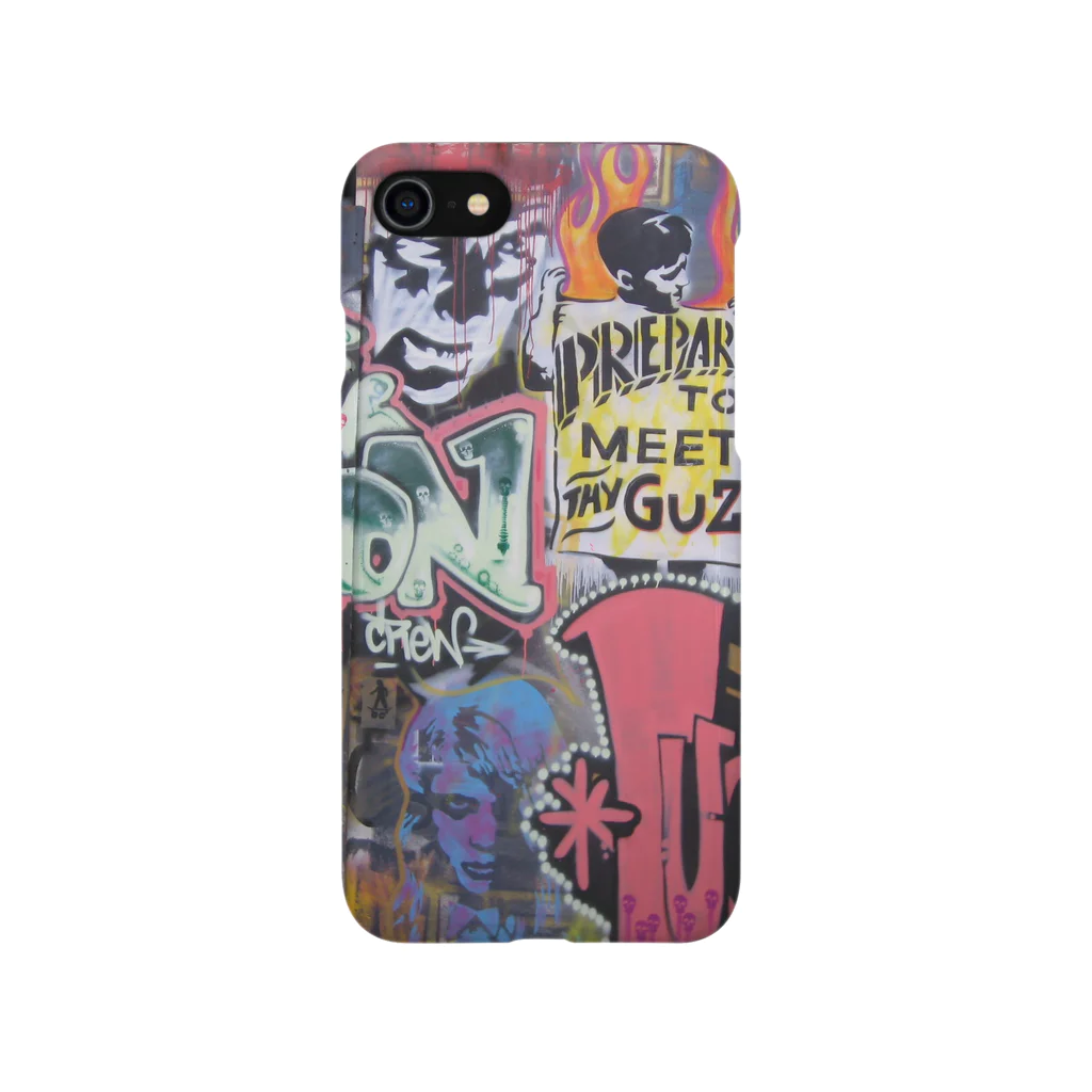 ねこらぶらぶこ♡のNZ sk8 park の wall art Smartphone Case