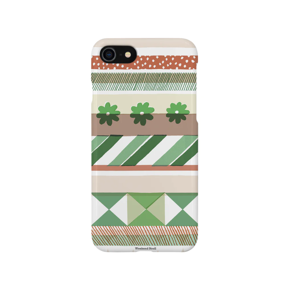 Weekend Strollのvert pastille（ヴェール・パスティーユ） Smartphone Case