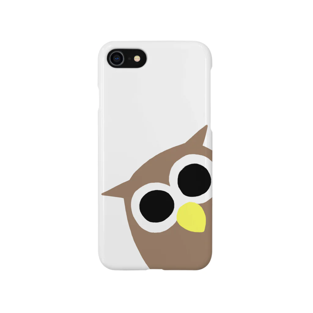 無責任に背中を押すぴぃたんのお店🦉のぴぃたん iPhone Smartphone Case