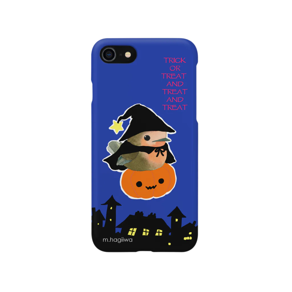 萩岩睦美のグッズショップのスマホケース　ハロウィンB Smartphone Case