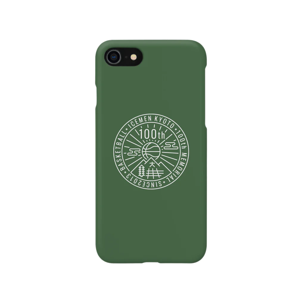 icemen kyoto 100thのicemen kyoto 100th / green base Smartphone Case