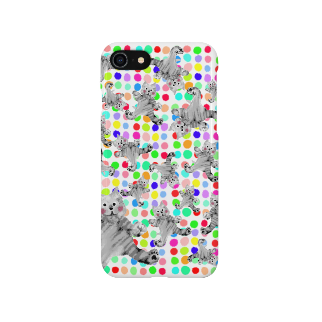 🤍一ノ瀬 彩 🐇⸒⸒ suzuri支店🤍の甘えんぼイヌ:RAINBOW【ゆめかわアニマル】 Smartphone Case