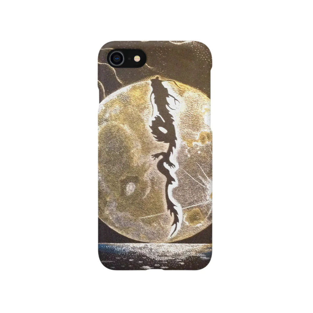 みさこっちのお店のムーンドラゴン iPhone Smartphone Case