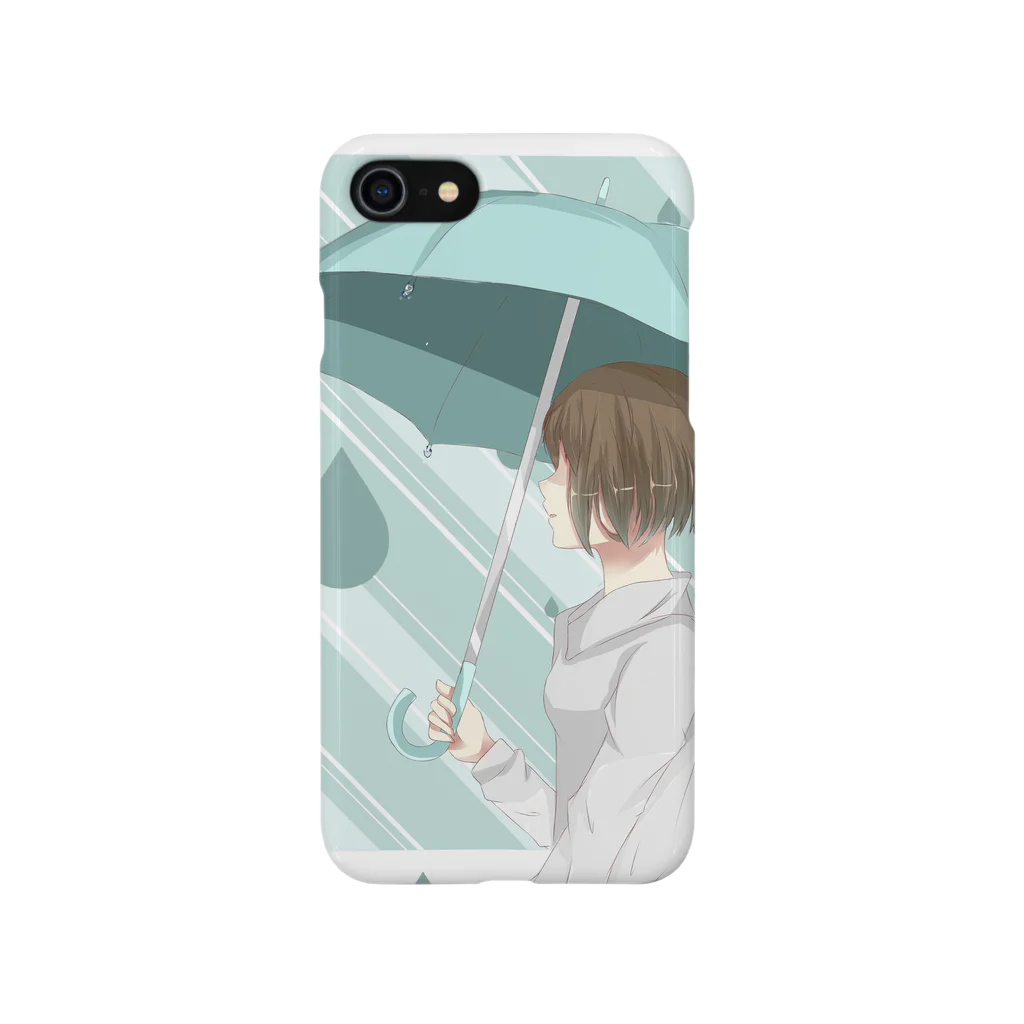 HASHTAG baseの雨 Smartphone Case