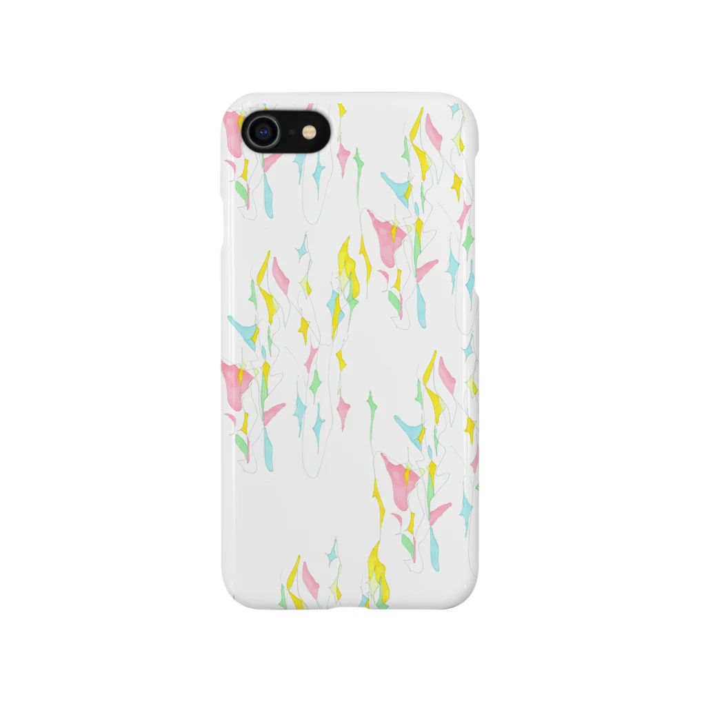 志帆 Shiho (Willsail art&design)の天の川glitter Smartphone Case