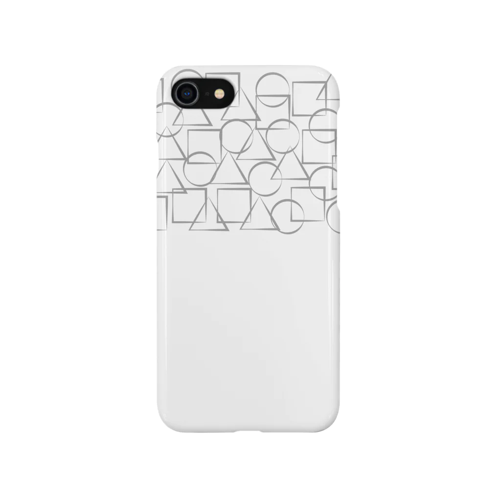 a-noの○△□シルバー Smartphone Case