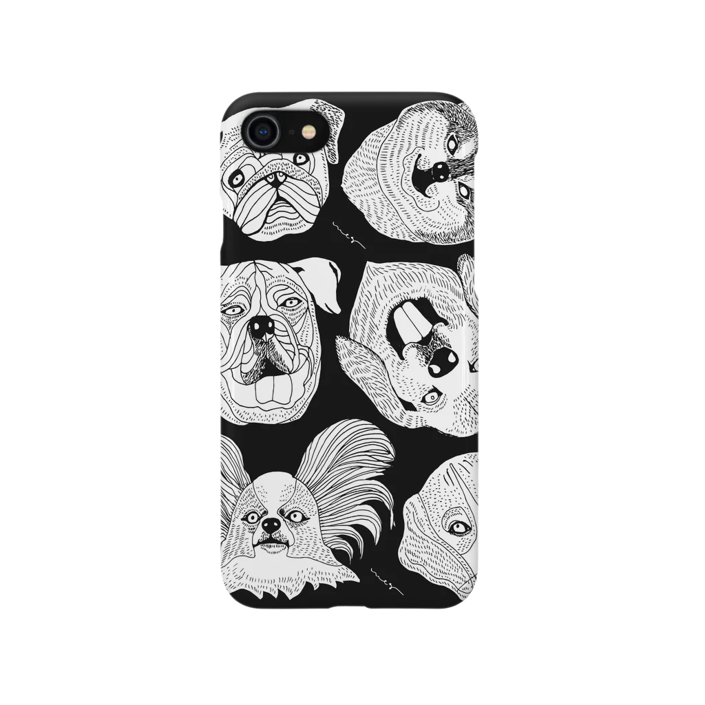 megumiillustrationのdog!dog!dog! Smartphone Case