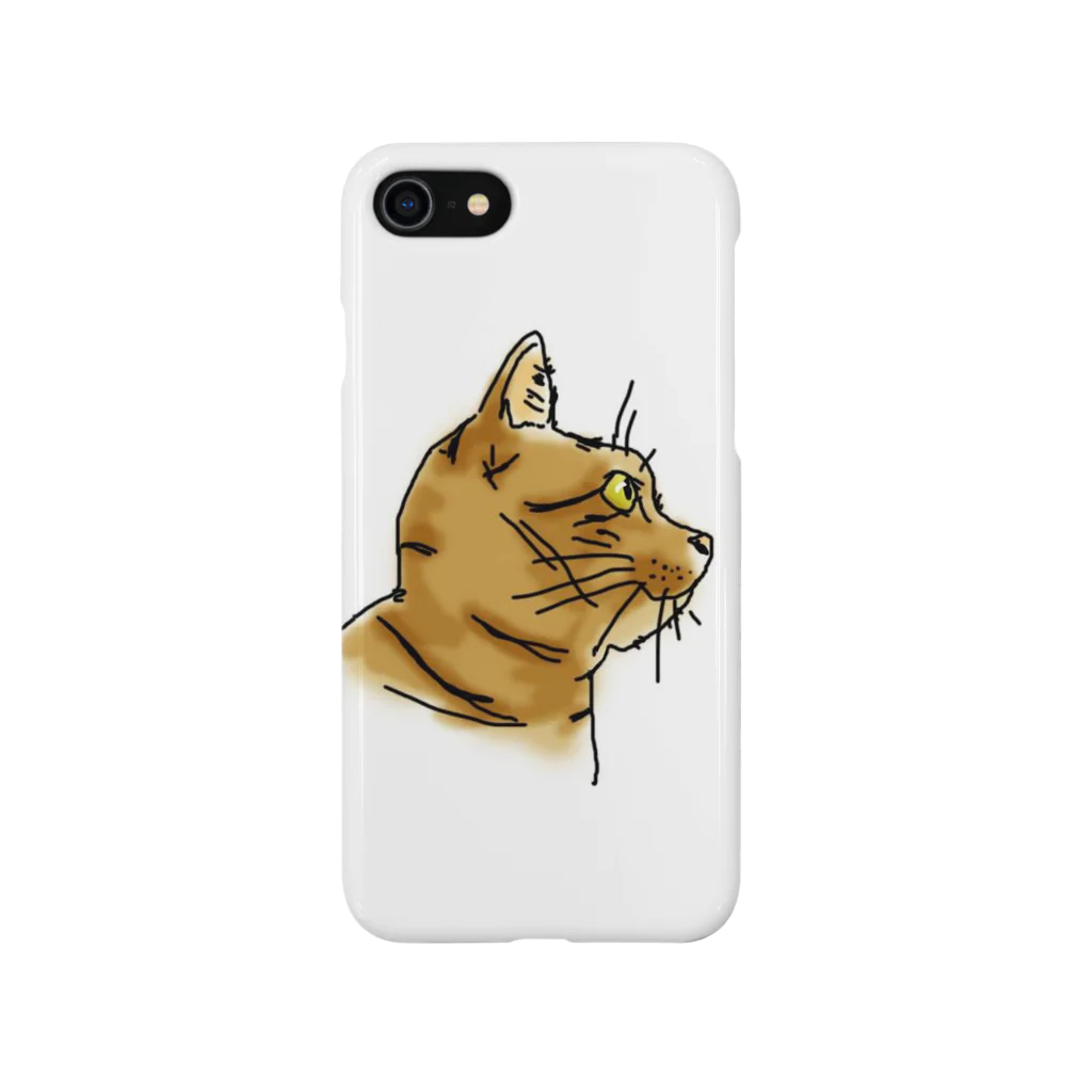 クリーチャー勝村の猫よこ顔 Smartphone Case