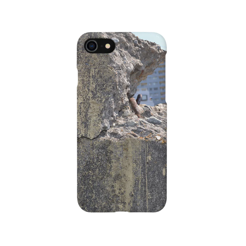 経年変化のconcrete_1 Smartphone Case