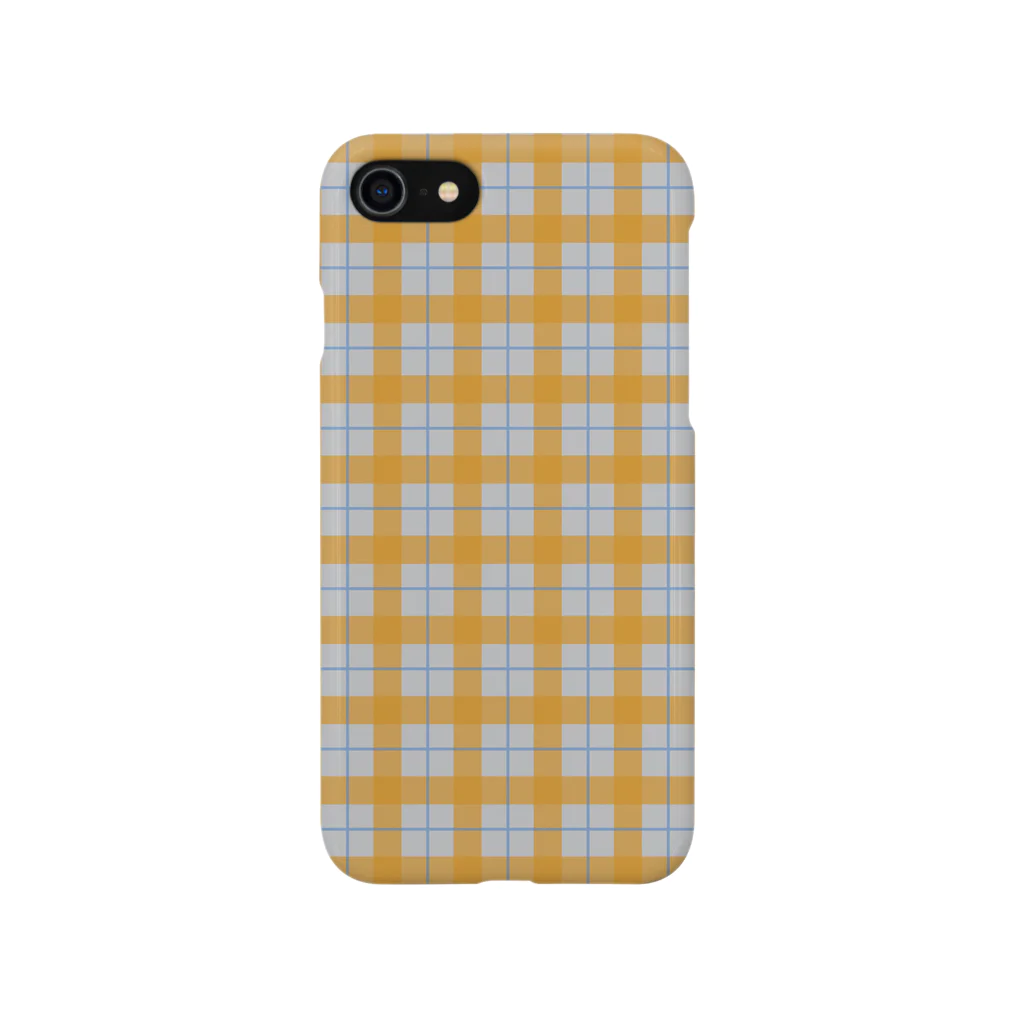 BAKELYのOR×GR GINGHAM スマホケース