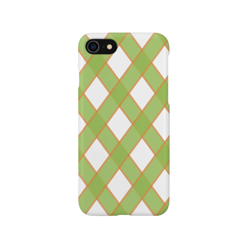 BAKELYのGR×OR PLAID Smartphone Case