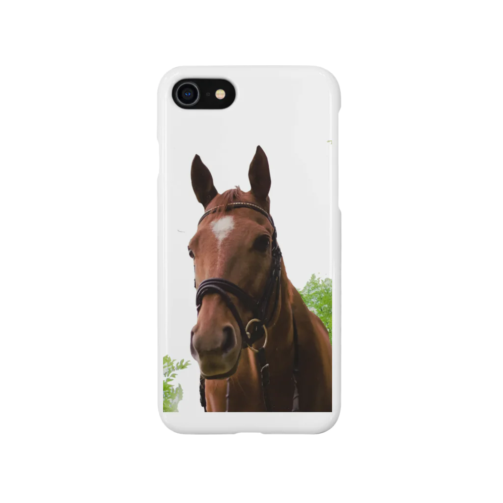 Teatime ティータイムの牧場 乗馬 馬術の馬 Smartphone Case