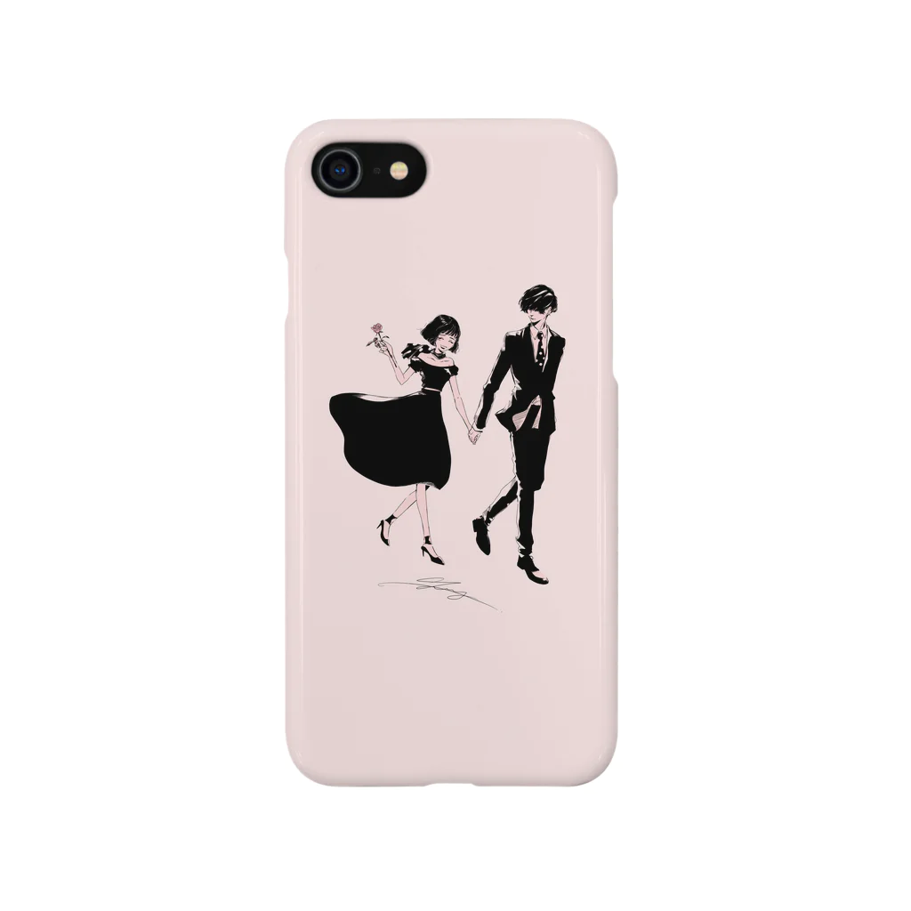 Tina YamashinaのDate/pink Smartphone Case